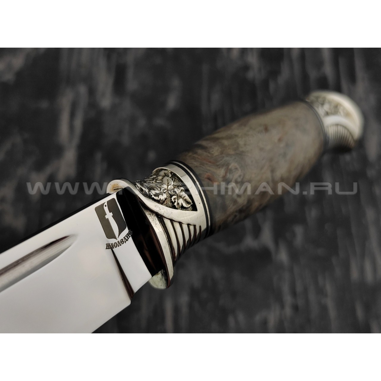Нож "Финский" сталь 110Х18, рукоять карельская береза (Наследие)