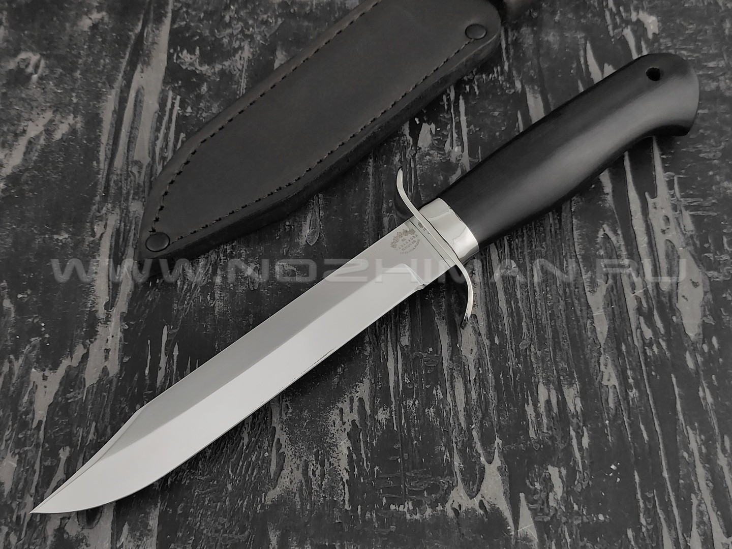 Нож "НР-40" сталь Х12МФ, рукоять черный граб (Тов. Завьялова)