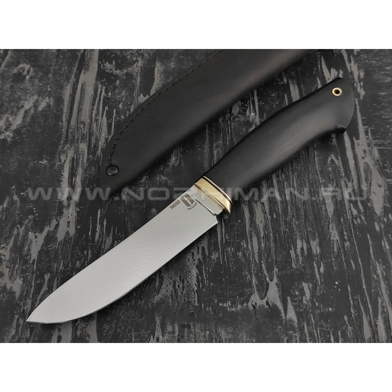Нож "Скинер-Б" сталь N690, рукоять черный граб (Наследие)