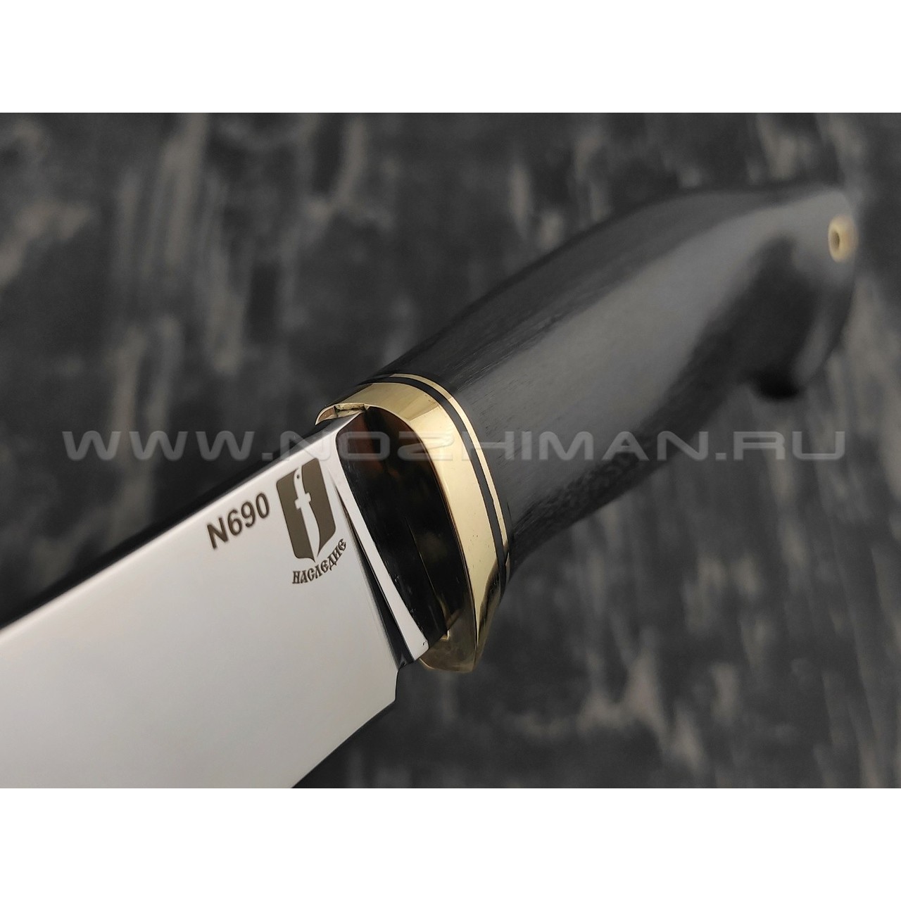 Нож "Скинер-Б" сталь N690, рукоять черный граб (Наследие)