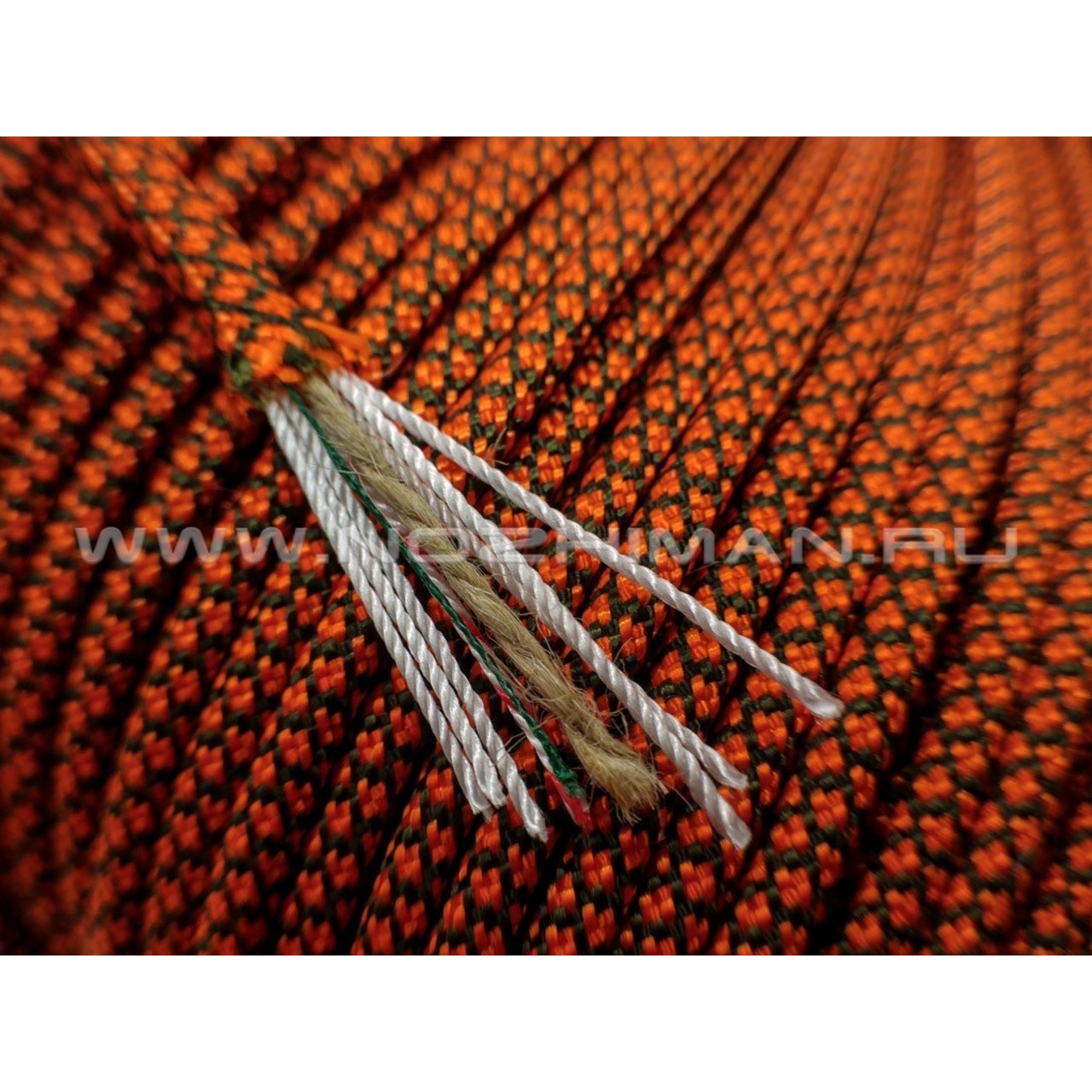 Paracord 550 Survival Safety Orange Diamond