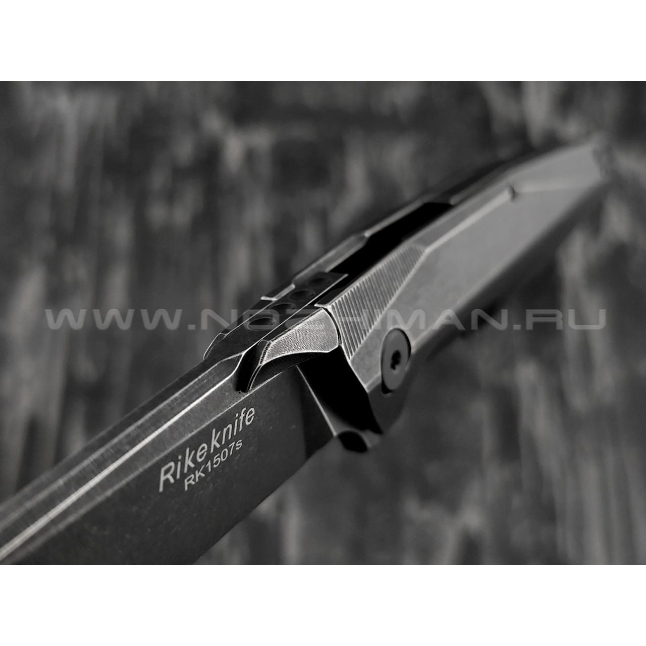 Нож Rike Knife RK1507S-BS сталь S35VN, рукоять титан