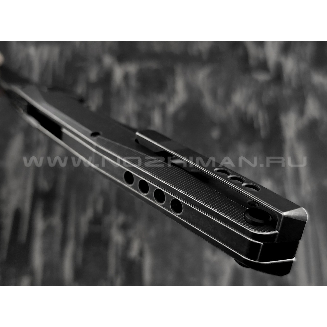 Нож Rike Knife RK1507S-BS сталь S35VN, рукоять титан
