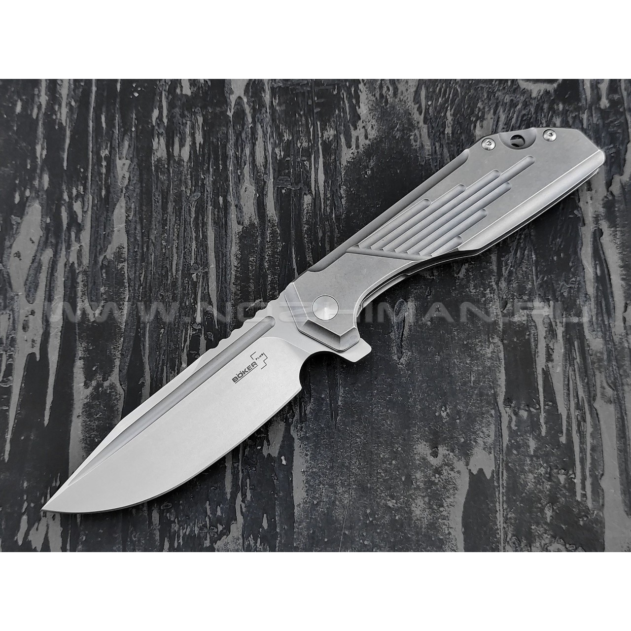 Нож Boker 01BO777 Lateralus Steel сталь D2, рукоять сталь
