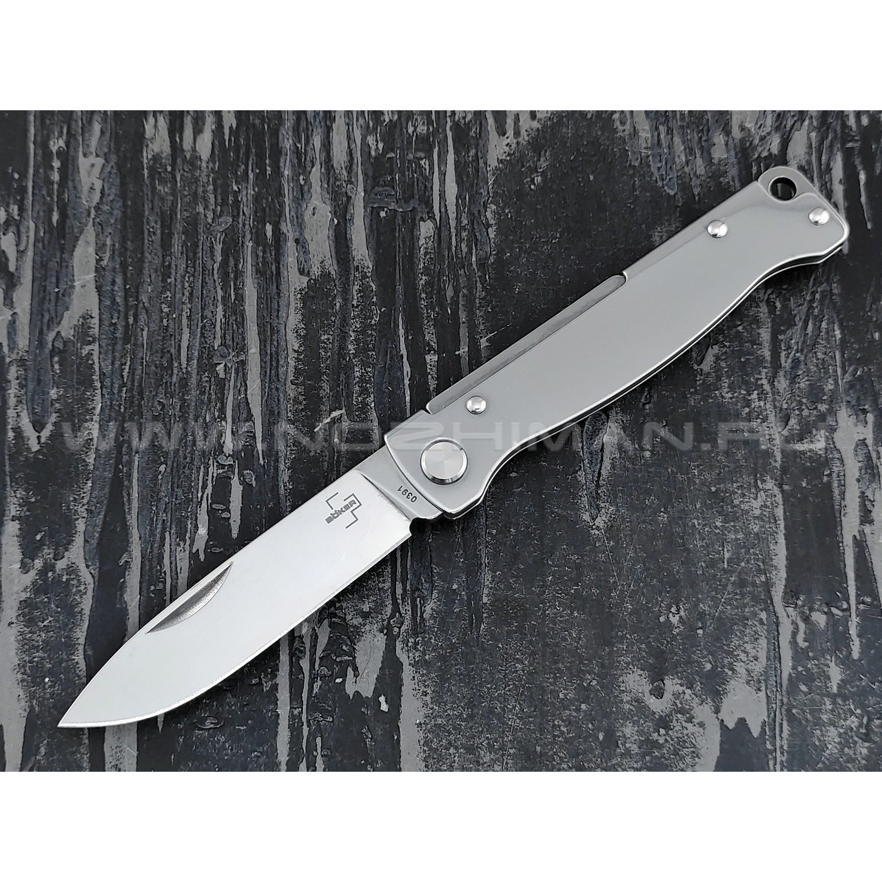 Нож Boker 01BO850 Atlas сталь 12С27, рукоять сталь