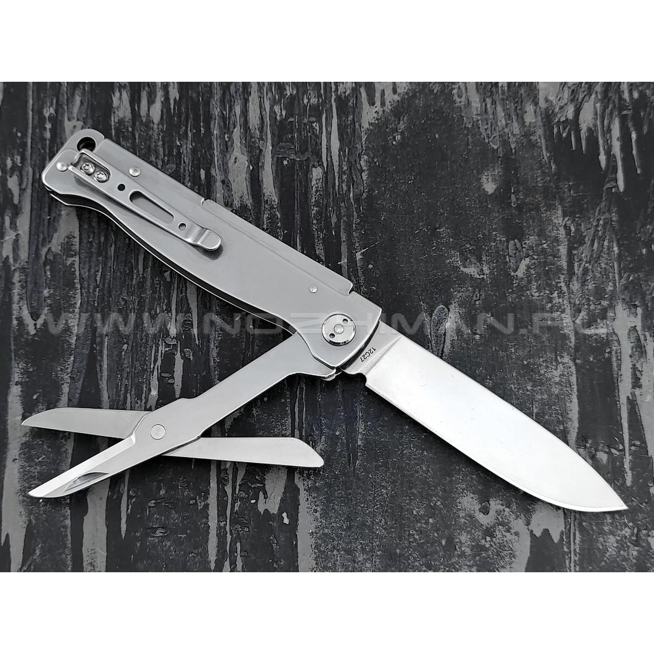 Нож Boker 01BO854 Atlas Multi сталь 12С27, рукоять сталь