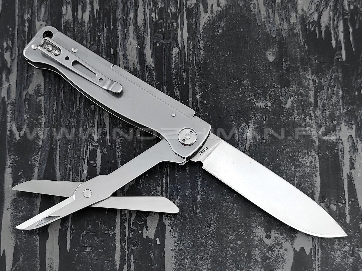 Нож Boker 01BO854 Atlas Multi сталь 12С27, рукоять сталь