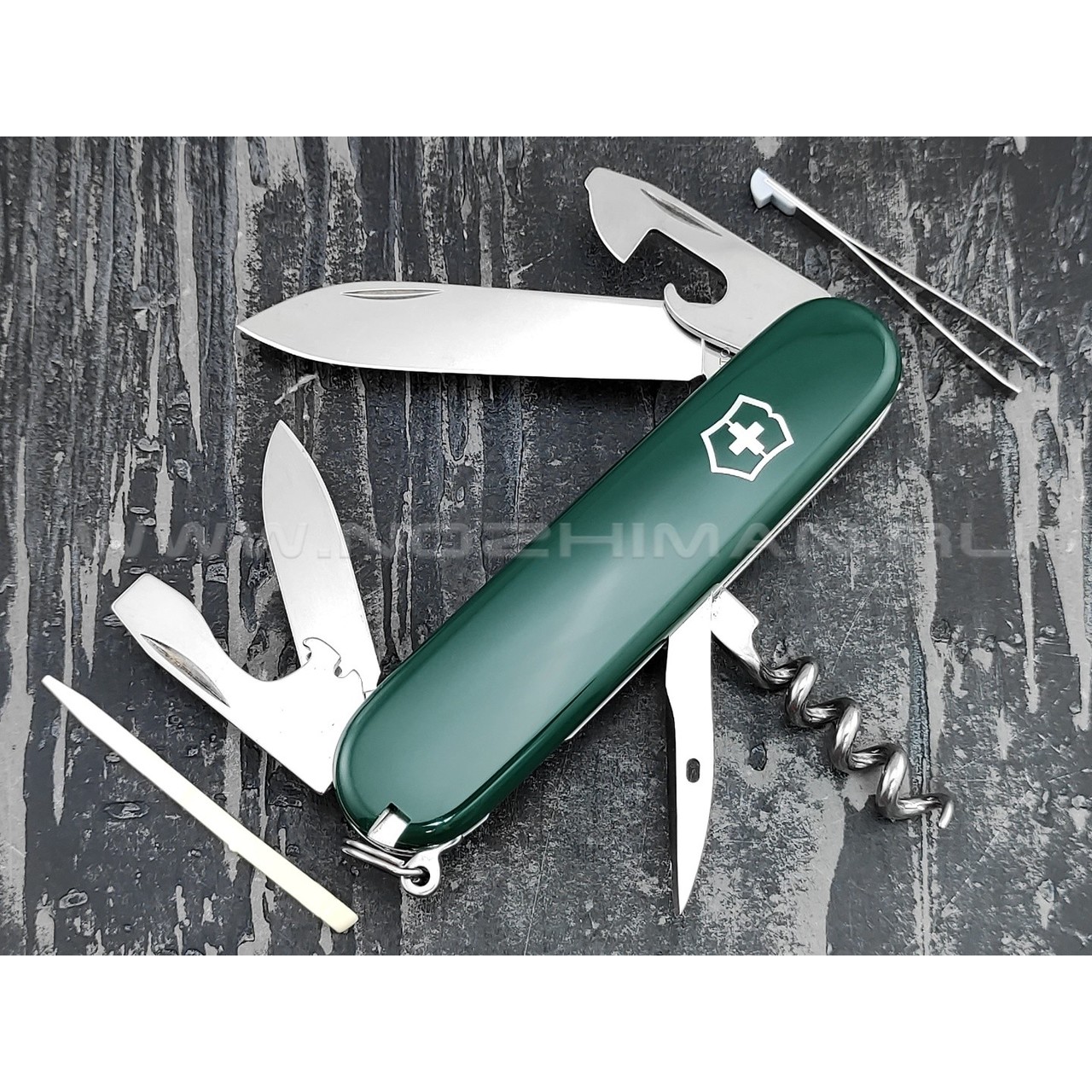 Швейцарский нож Victorinox 1.3603.4 Spartan green (12 функций)
