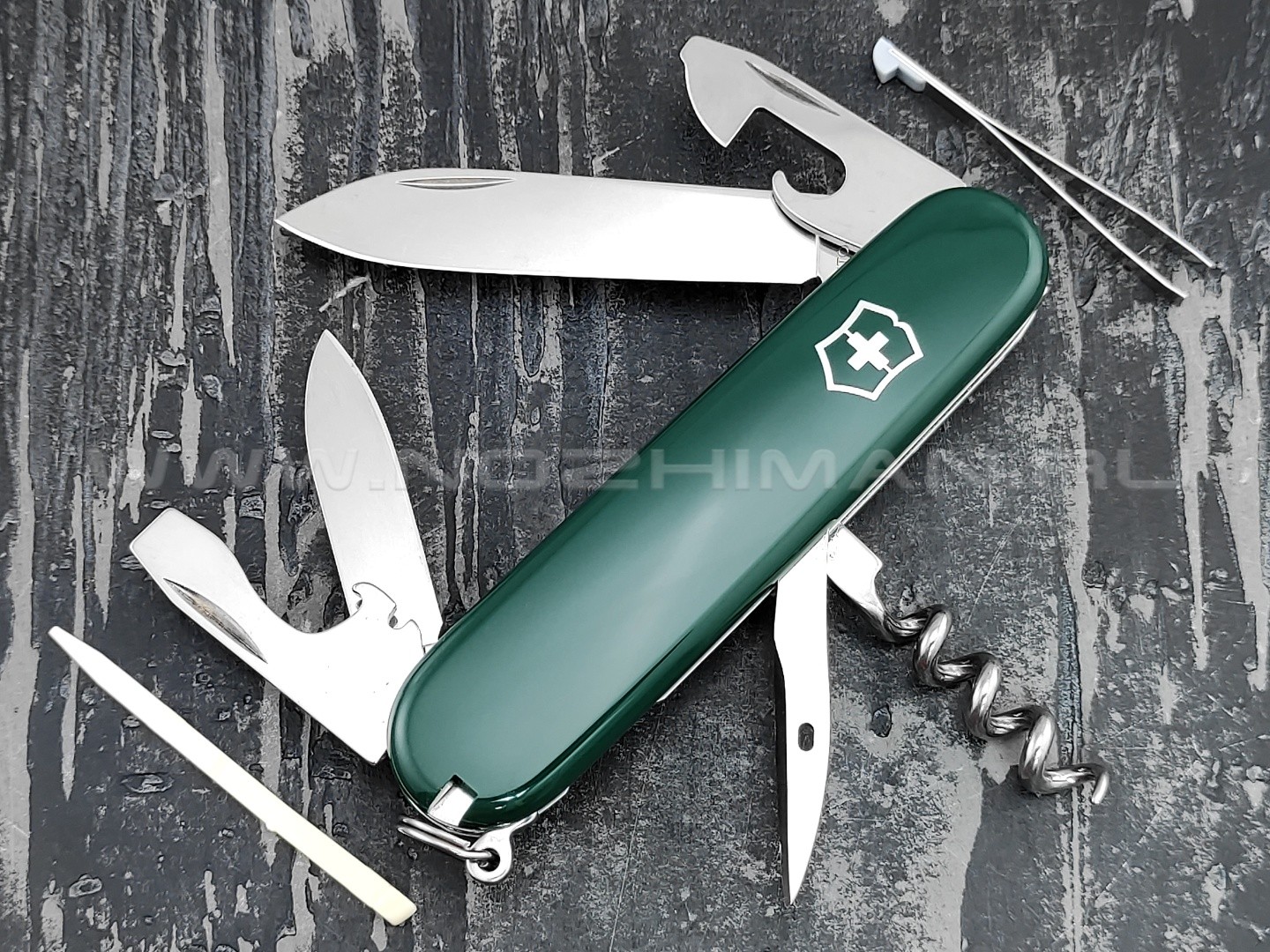 Швейцарский нож Victorinox 1.3603.4 Spartan green (12 функций)