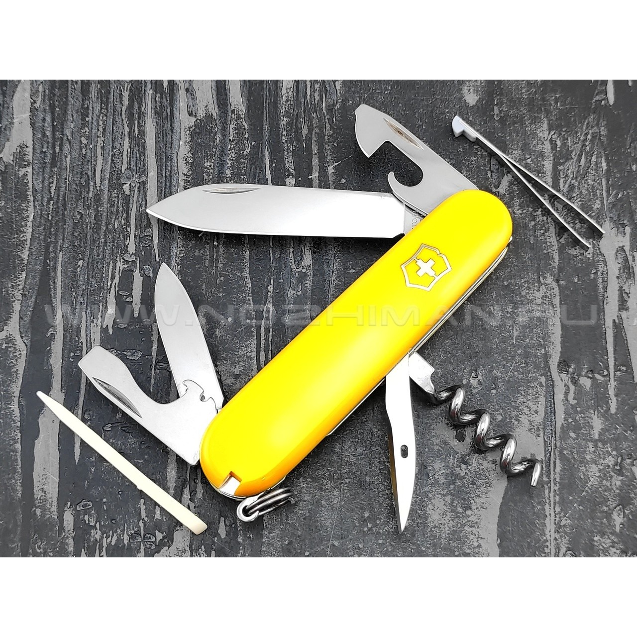 Швейцарский нож Victorinox 1.3603.8 Spartan yellow (12 функций)