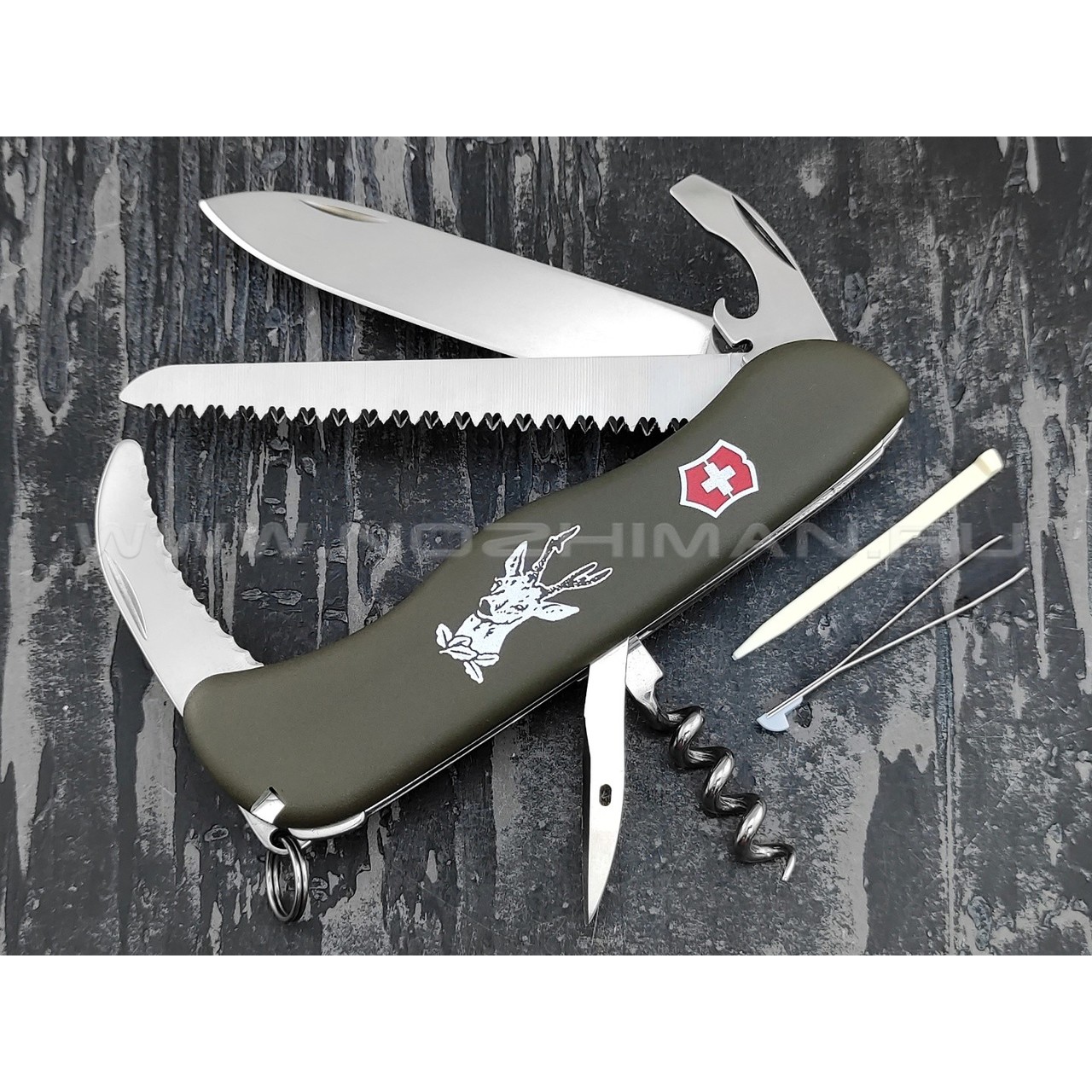 Швейцарский нож Victorinox 0.8873.4 Hunter green (11 функций)