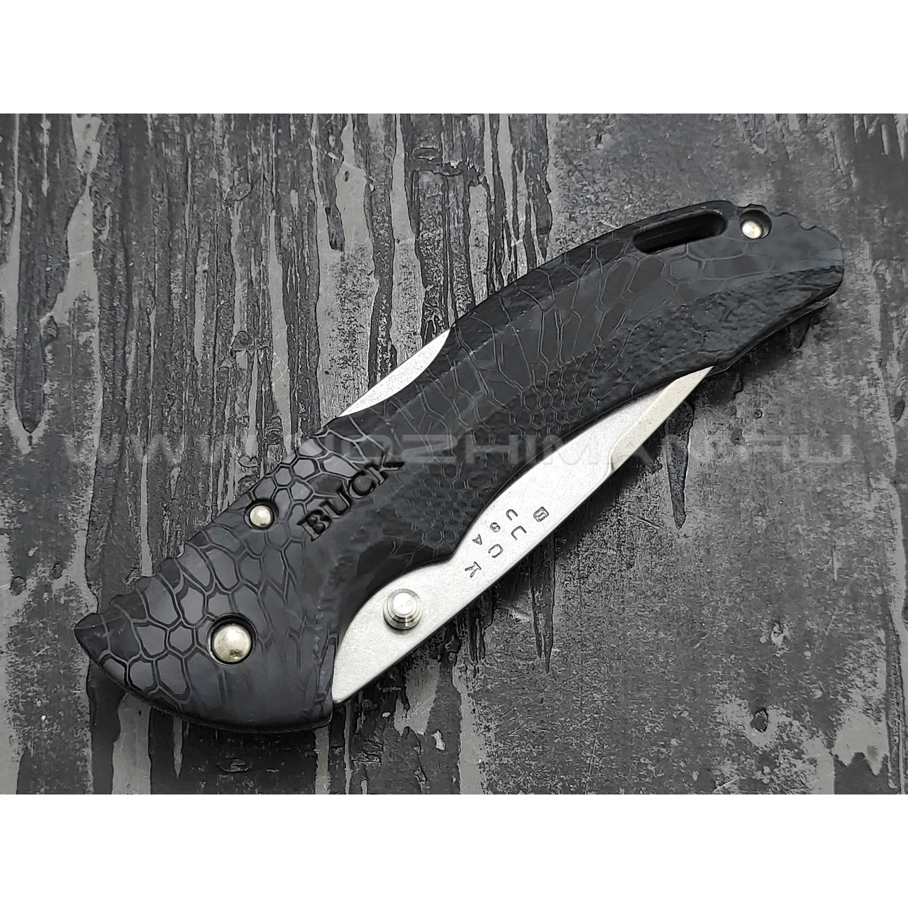 Buck 0286CMS27 Bantam BHM kryptek typhon сталь 420HC, рукоять GFN