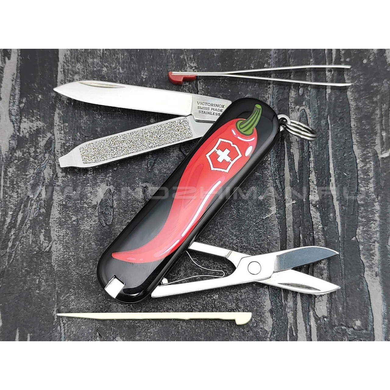 Швейцарский нож Victorinox 0.6223.L1904 Chili Peppers (7 функций)