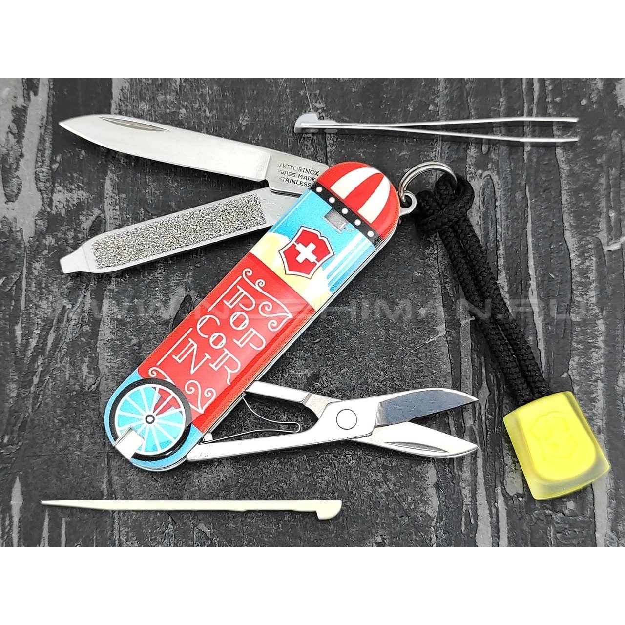 Швейцарский нож Victorinox 0.6223.L1910 Let It Pop! (7 функций)