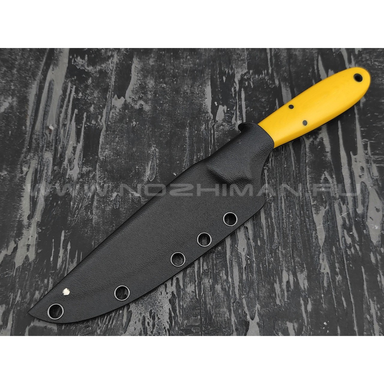 Апус Wilson Long сталь N690, рукоять G10 yellow