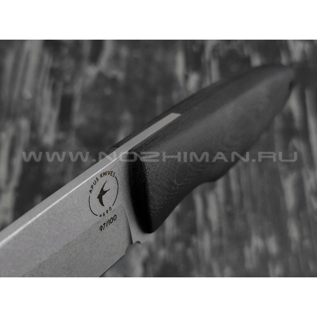 Апус нож Скин-Ду сталь N690, рукоять G10 чёрный