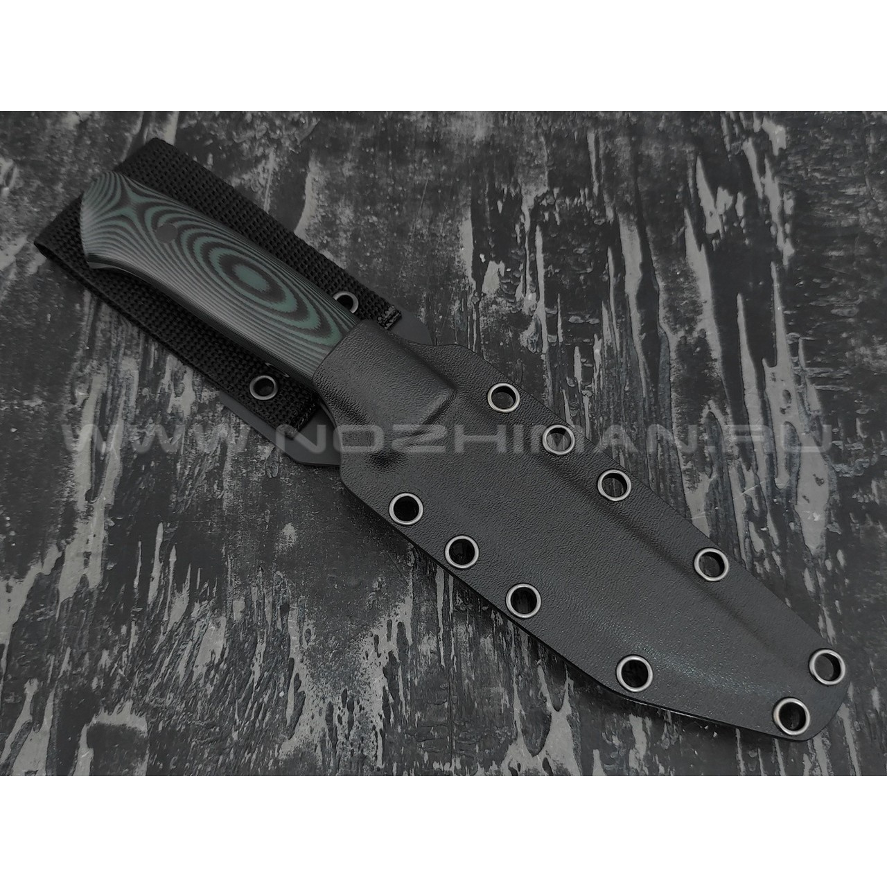 Апус Fishman сталь N690, рукоять G10 black & hunter