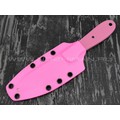 Zh KNIVES нож True сталь N690, рукоять G10 pink, ножны pink