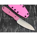 Zh KNIVES нож True сталь N690, рукоять G10 pink, ножны pink
