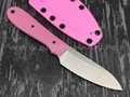 Zh KNIVES нож True сталь N690, рукоять G10 pink, ножны pink