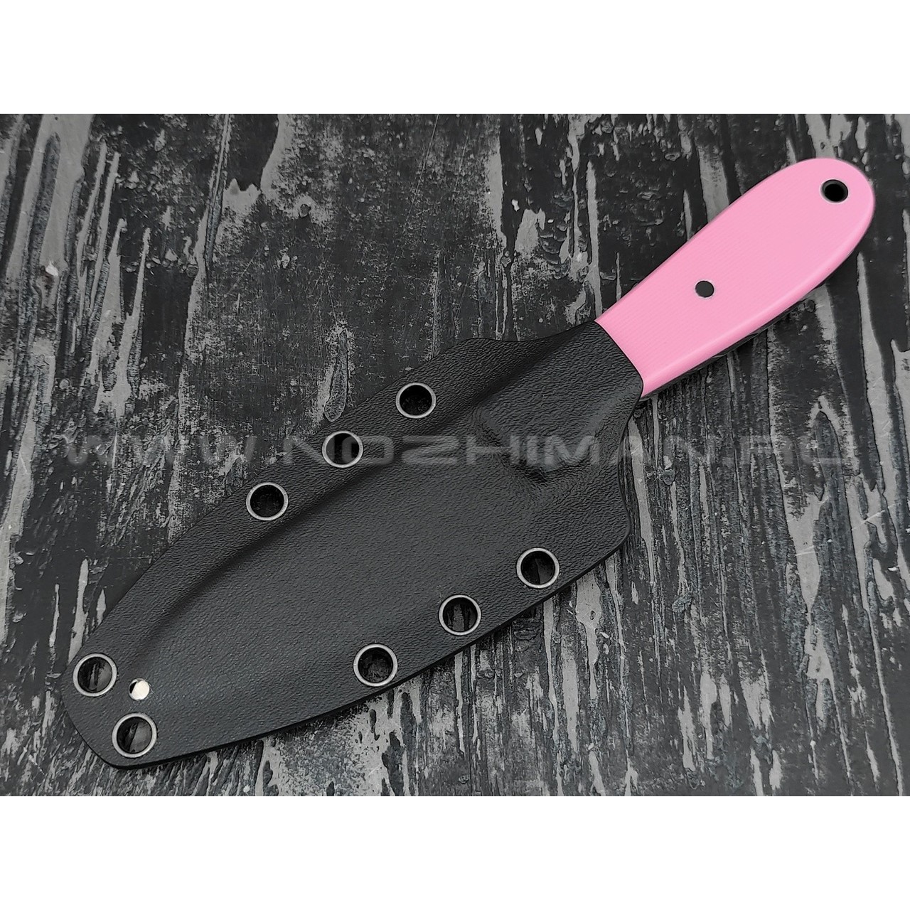 Zh KNIVES нож True сталь N690, рукоять G10 pink