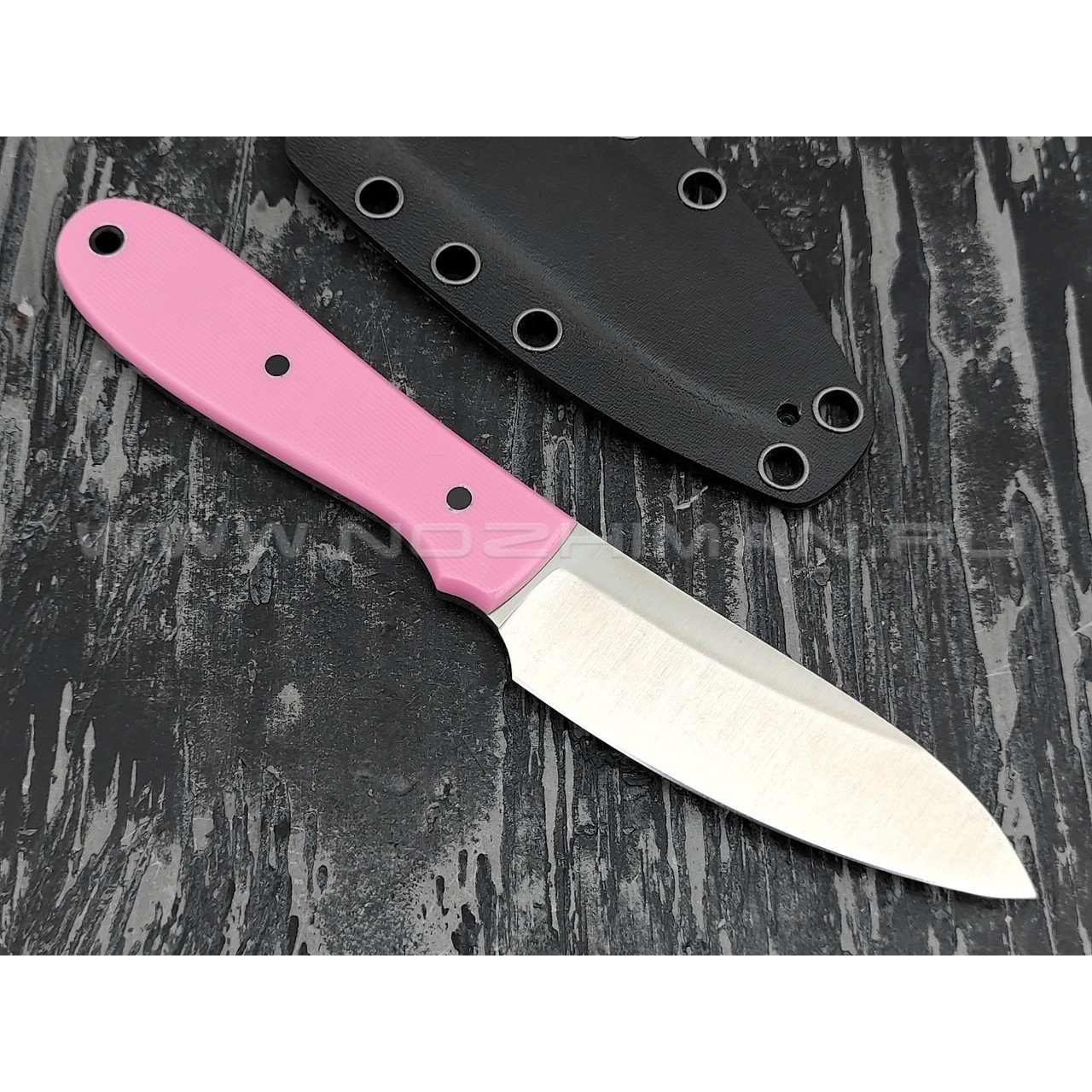 Zh KNIVES нож True сталь N690, рукоять G10 pink