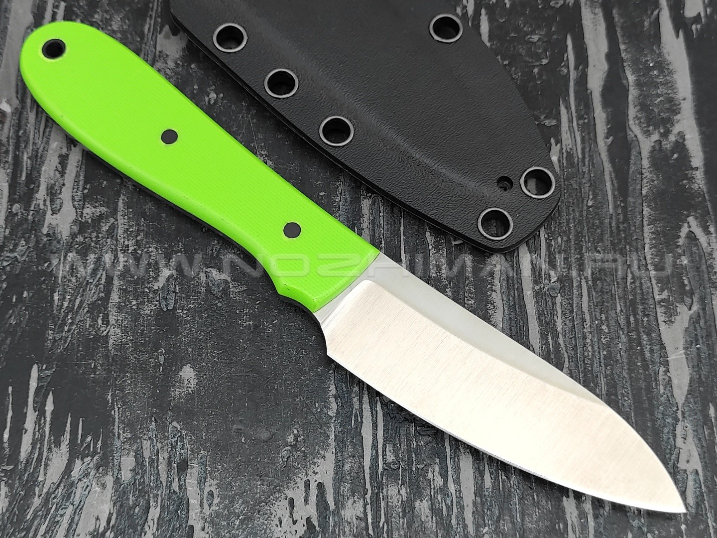 Zh KNIVES нож True сталь N690, рукоять G10 green
