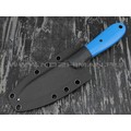 Zh KNIVES нож True сталь N690, рукоять G10 blue