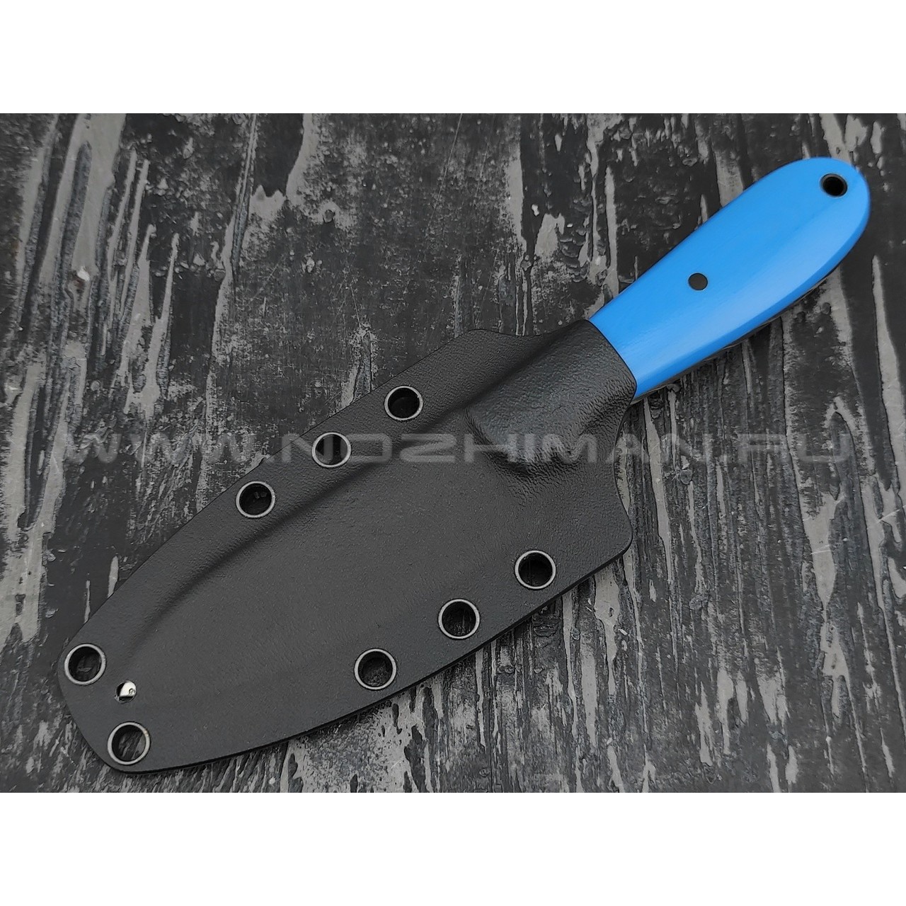 Zh KNIVES нож True сталь N690, рукоять G10 blue