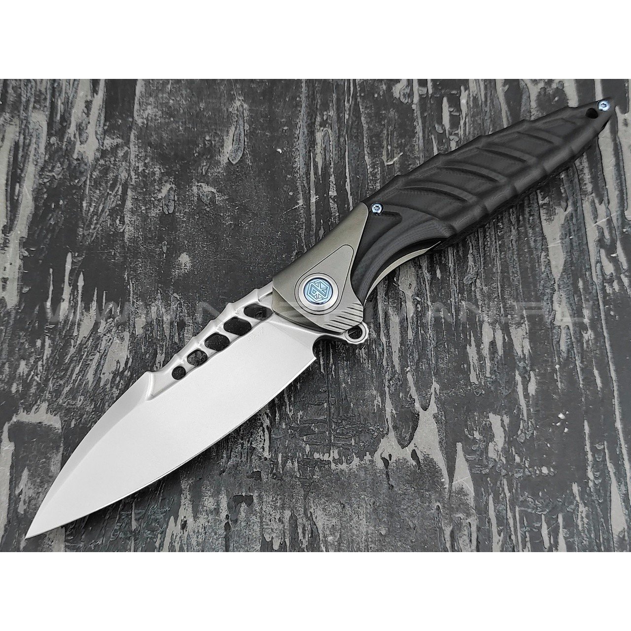 Нож Rike Knife Thor7-B RK12922-4 сталь 154CM, рукоять G10 и титан