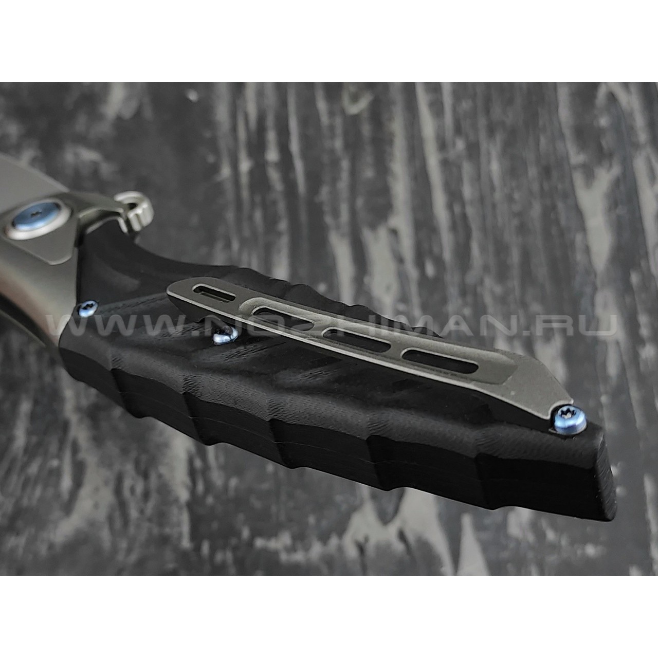 Нож Rike Knife Thor7-B RK12922-4 сталь 154CM, рукоять G10 и титан