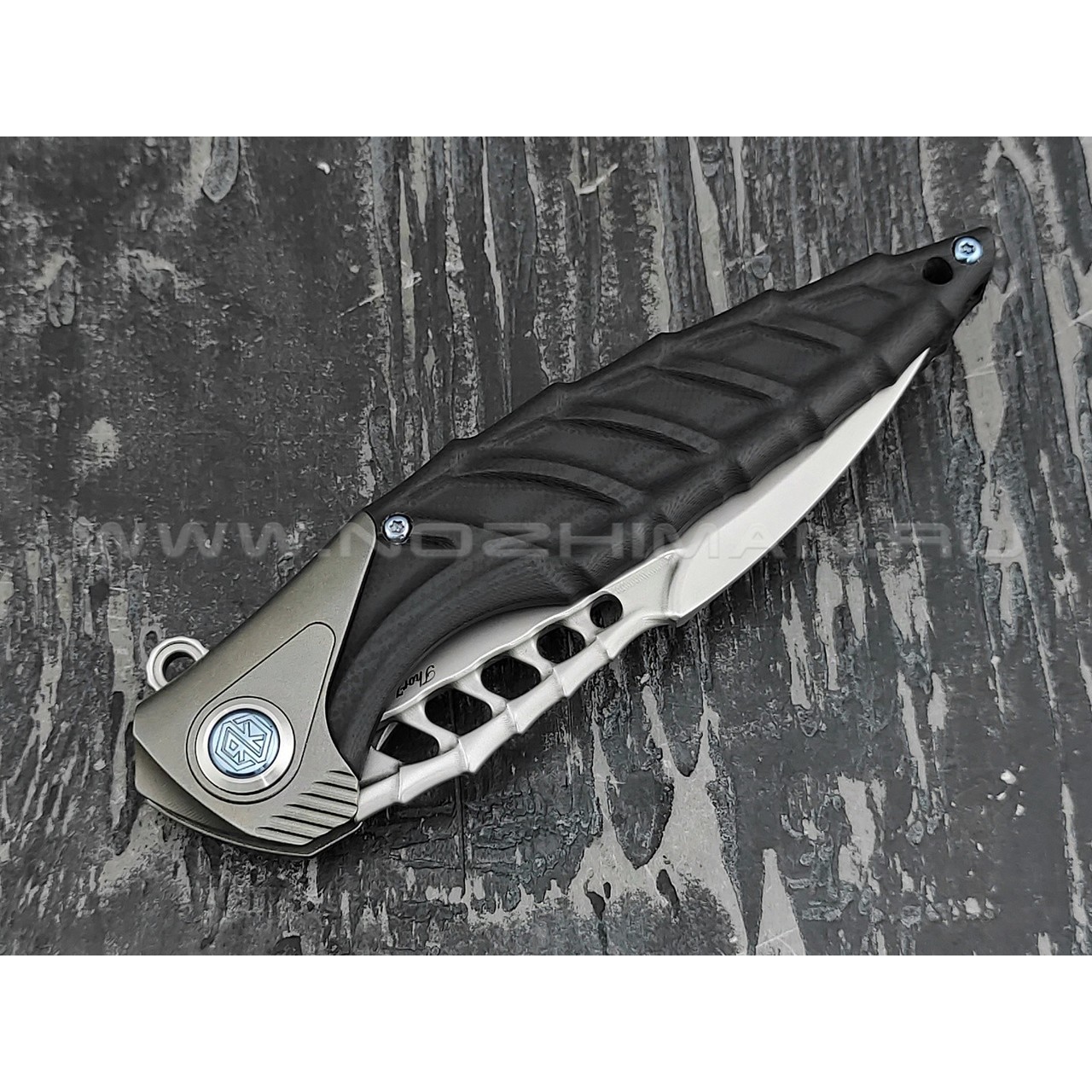 Нож Rike Knife Thor7-B RK12922-4 сталь 154CM, рукоять G10 и титан