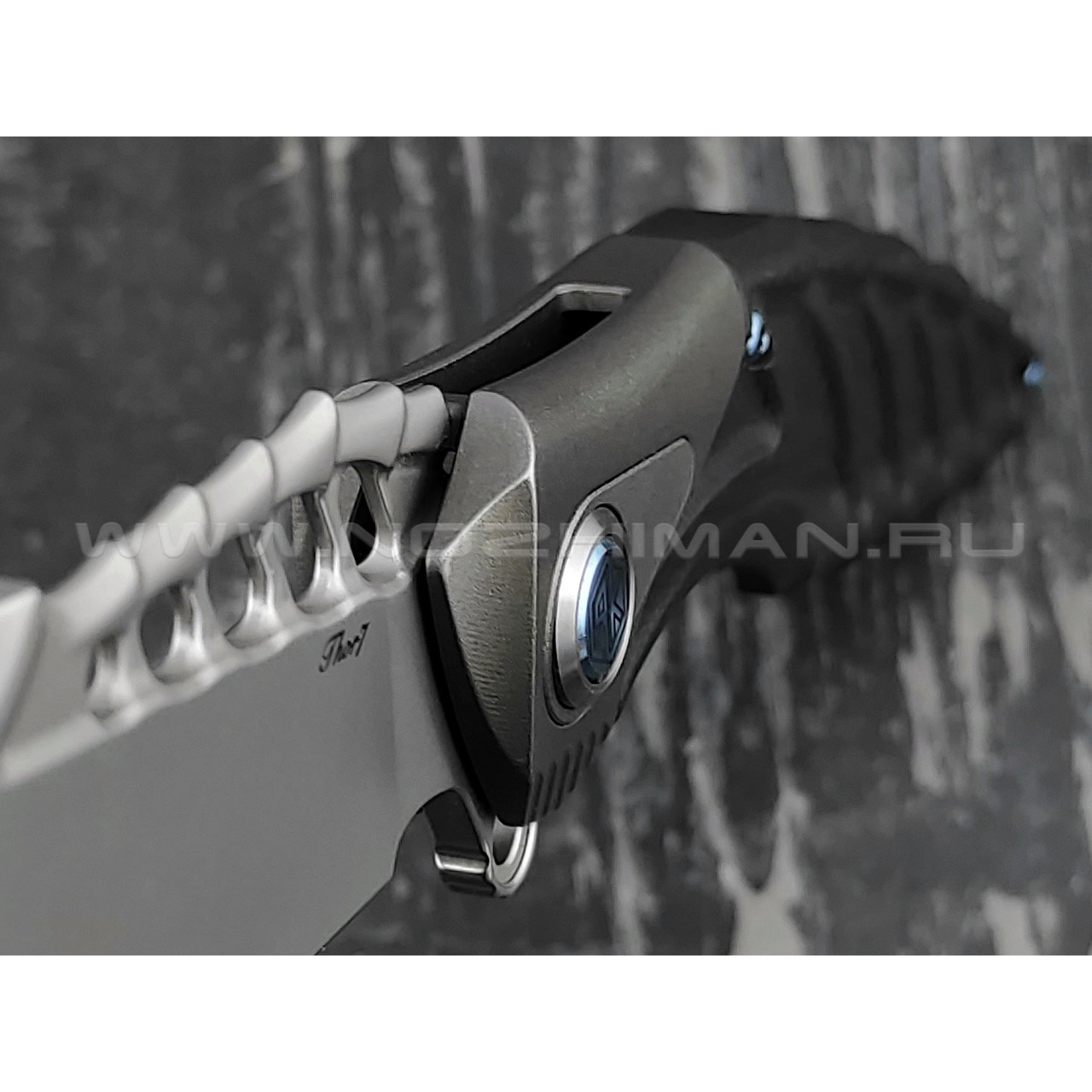 Нож Rike Knife Thor7-B RK12922-4 сталь 154CM, рукоять G10 и титан
