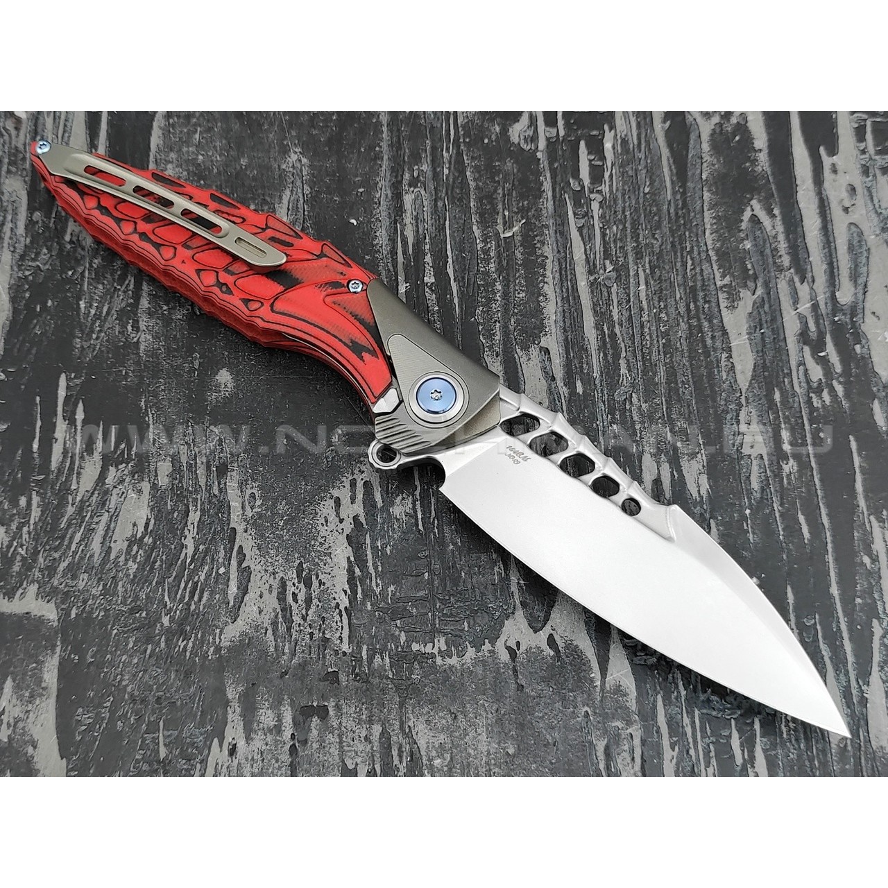 Нож Rike Knife Thor7-BR RK12922-1 сталь 154CM, рукоять G10 и титан
