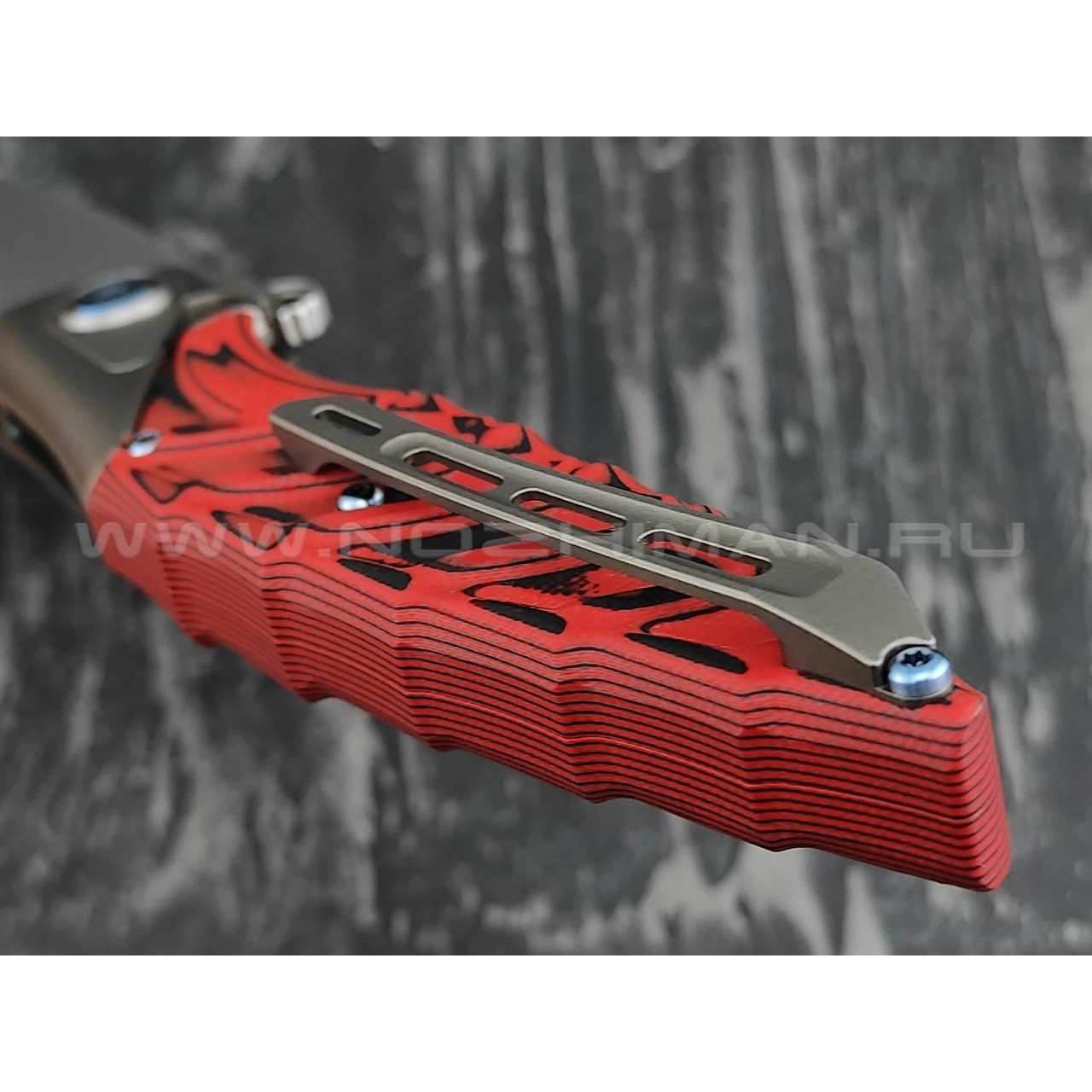 Нож Rike Knife Thor7-BR RK12922-1 сталь 154CM, рукоять G10 и титан