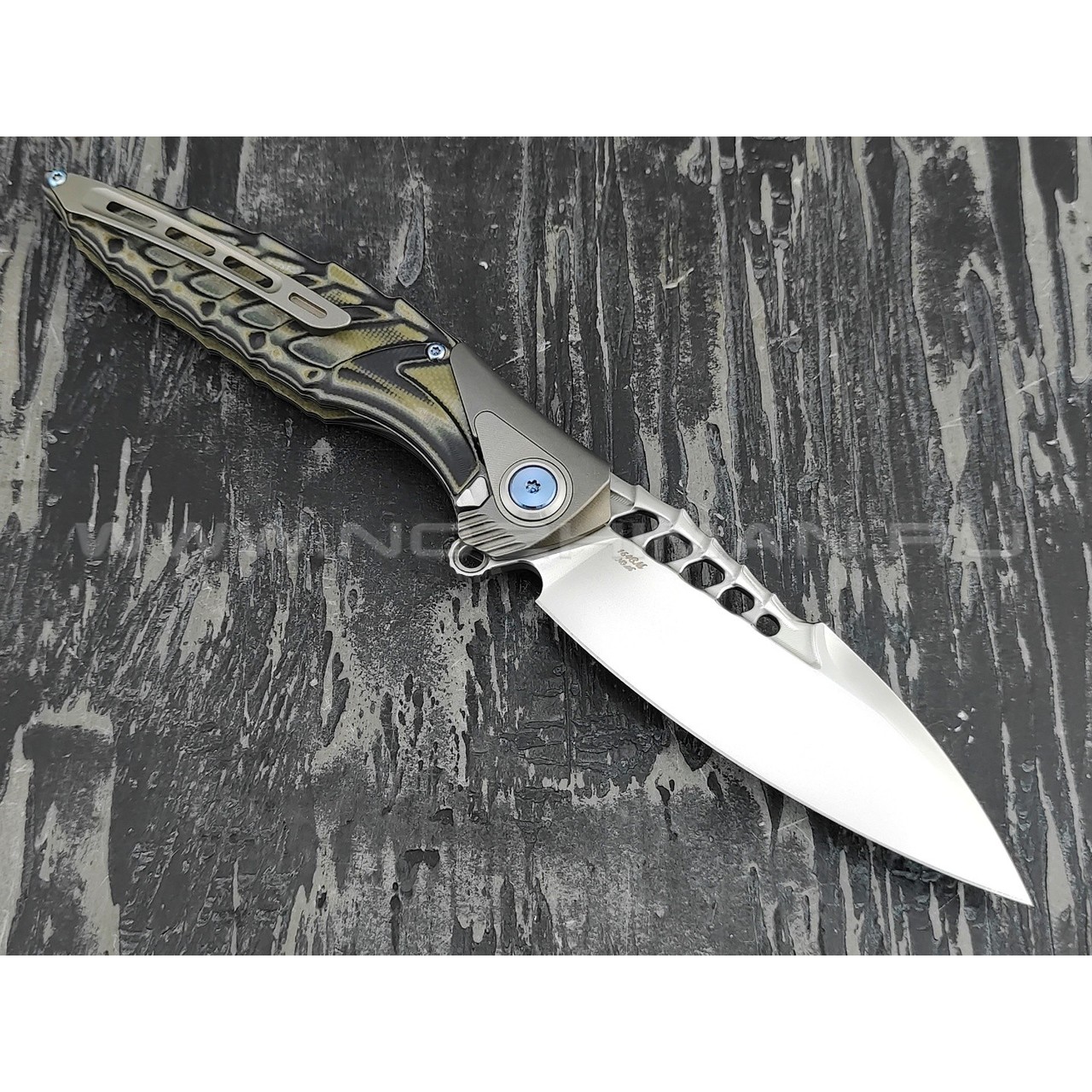 Нож Rike Knife Thor7-BG RK12922-3 сталь 154CM, рукоять G10 и титан