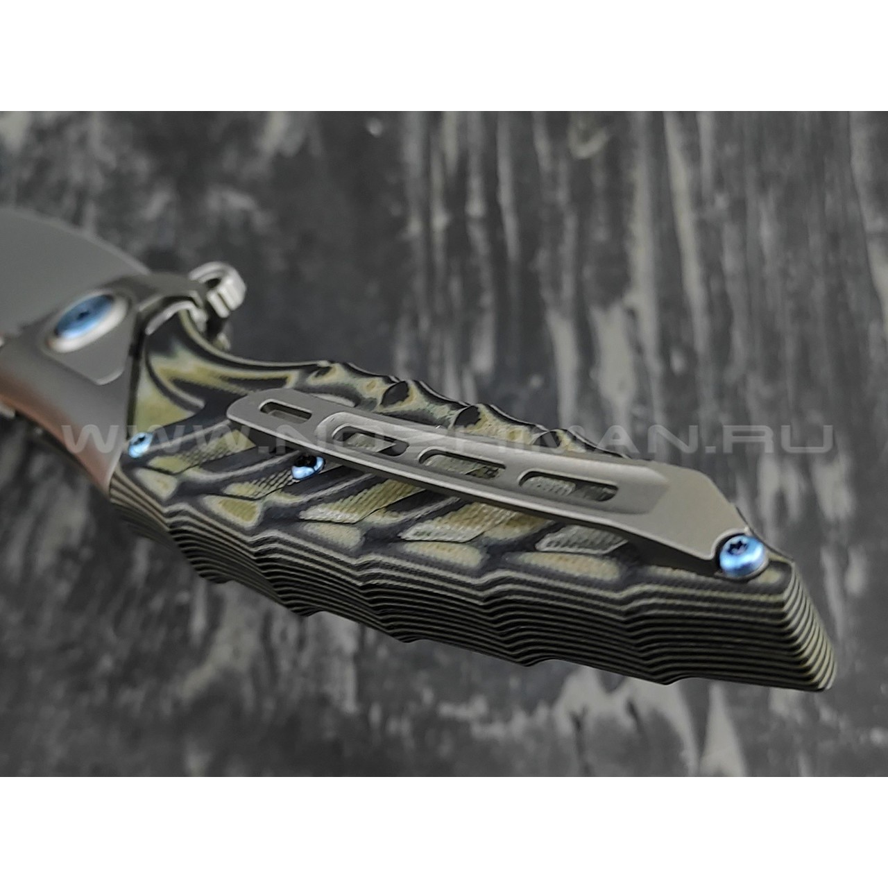 Нож Rike Knife Thor7-BG RK12922-3 сталь 154CM, рукоять G10 и титан