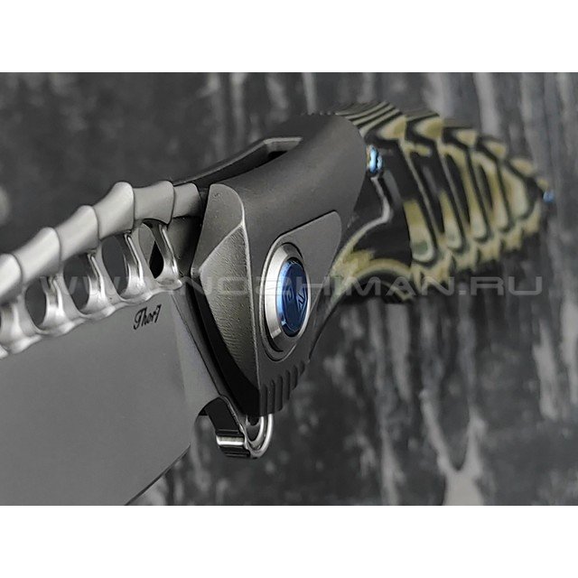 Нож Rike Knife Thor7-BG RK12922-3 сталь 154CM, рукоять G10 и титан