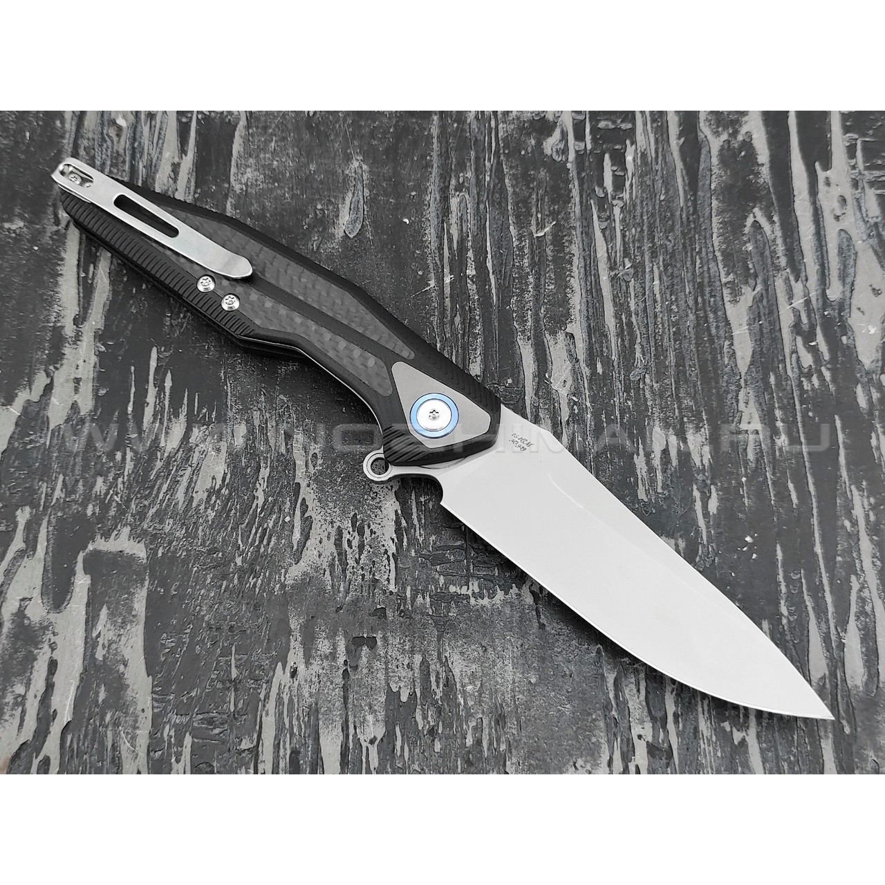 Нож Rike Knife Tulay-B/CF RK12862-2 сталь 154CM, рукоять G10, carbon