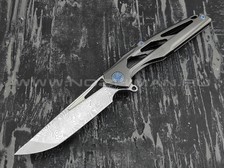 Нож Rike Knife Knight RK11953-1 сталь damasteel, рукоять титан