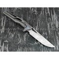 Нож Rike Knife Knight RK11953-1 сталь damasteel, рукоять титан