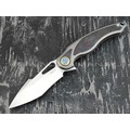 Нож Rike Knife Unicorn-RCF RK12165-1 сталь M390, рукоять титан и carbon Нож Rike Knife Unicorn-RCF RK12165-1 сталь M390, рукоять титан и carbon