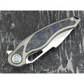 Нож Rike Knife Unicorn-BCF RK12165-1 сталь M390, рукоять титан и carbon