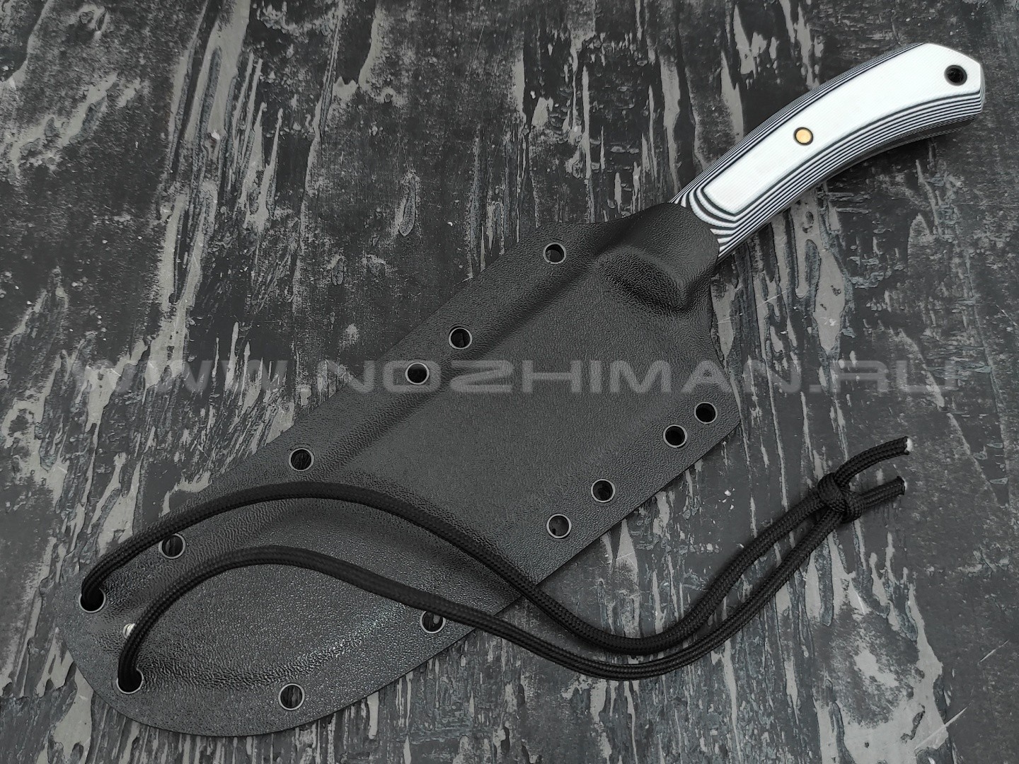 Волчий Век нож "Пчак" сталь Niolox WA, рукоять G10, карбоновые пины