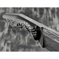 Волчий Век нож "Wharn" Custom Dark Russian Tales сталь PGK WA, рукоять микарта с гравировкой Волчий Век нож "Wharn" Custom Dark Russian Tales сталь PGK WA, рукоять микарта с гравировкой