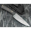 Волчий Век нож "Гаджет" Custom сталь Niolox WA, рукоять карбон, пины