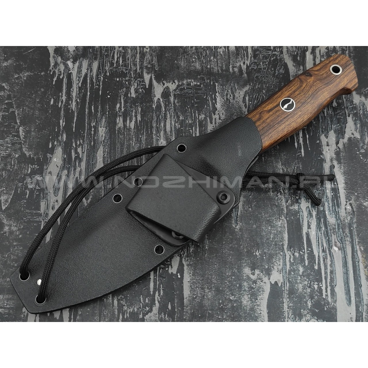 Волчий Век нож "Слон" сталь CPM S125V WA, рукоять Ironwood, нейзильбер