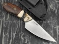 Волчий Век нож "Масичька" сталь CPM S125V WA, рукоять Ironwood, бивень мамонта, пины
