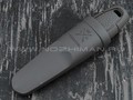 MORAKNIV нож Eldris 13843 сталь inox, рукоять резинопластик dark grey