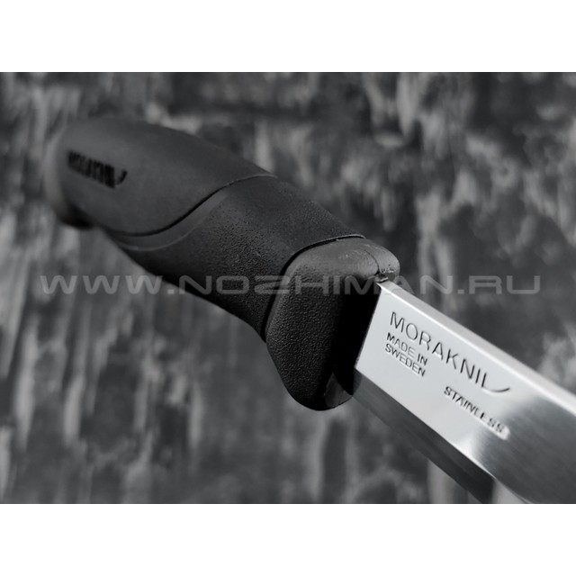 MORAKNIV нож Companion Antracite 13165 сталь inox, рукоять резинопластик